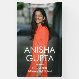 Moderne SCHolar EDITABLE Afstuderen Banner