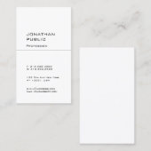 Moderne, schone, elegante vormgeving voor professi visitekaartje (Voorkant / Achterkant)