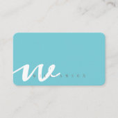 Moderne, schone en geavanceerde minimalistische mo visitekaartje (Voorkant)