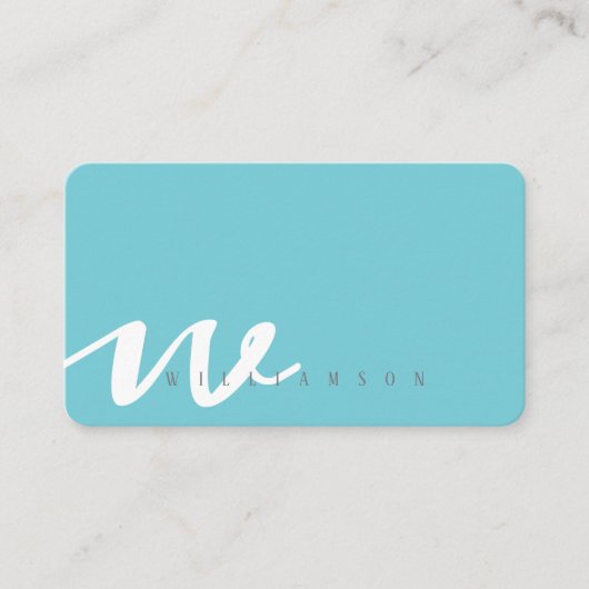 Moderne, schone en geavanceerde minimalistische mo visitekaartje (Voorkant)