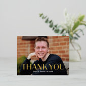 Moderne schone FOLIE Foto: Dank u Briefkaart (Staand Voorkant)