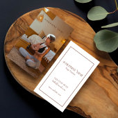 Moderne schone foto visitekaartje