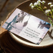 Moderne, schone fotograaf visitekaartje