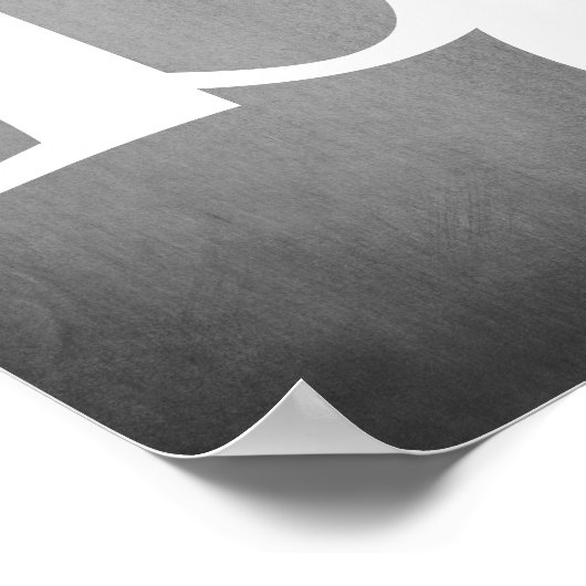 moderne , schone , grijze en witte , vette tekst poster (Hoek)