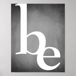 moderne , schone , grijze en witte , vette tekst poster