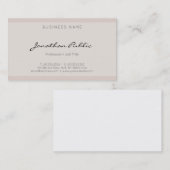 Moderne, schone minimalistische professionele kool visitekaartje (Voorkant / Achterkant)