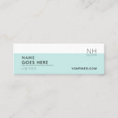 Moderne, schone, multifunctionele mini-Visitekaart Mini Visitekaartje (Voorkant)