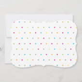 Moderne, schone neutraal Baby sprinkhaak Kaart (Achterkant)