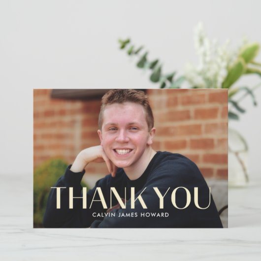 Moderne, schone vlakte - Dank u wel, Kaart (Staand voorkant)