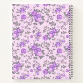 Moderne School Bloemen Notitieboek (Achterkant)