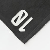 Moderne schoolbord Baby Milestone babydeken Fleece Deken (Hoek)