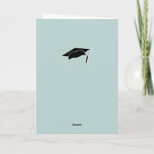 Moderne schoolbord Congrats Geslaagd Afstuderen Kaart (Achterkant)