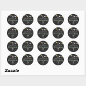 Moderne schoolbord Huis Verwarming Sticker (Vel)