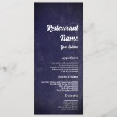 Moderne schoolbord, restaurant slanke vorm menu (Voorkant)