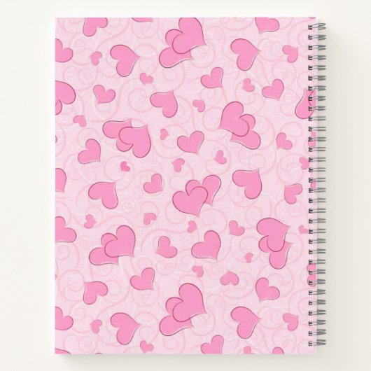 Moderne schoolliefde notitieboek (Achterkant)