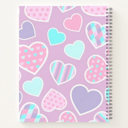 Moderne schoolliefde notitieboek (Achterkant)