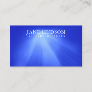 Moderne Schoon Elegant Ontwerp Blauw Licht Luxe Visitekaartje