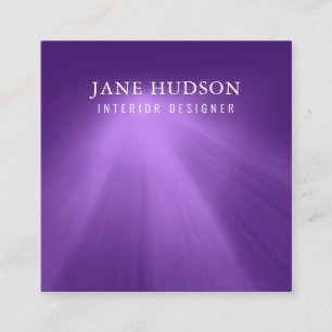 Moderne Schoon Elegant Ontwerp Paarse Licht Luxe Vierkante Visitekaartje