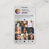 Moderne Schoonheid Esthetische Kliniek Zilver Inst Visitekaartje (Voorkant)