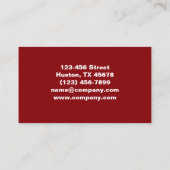 Moderne schoonheid make-up manicure nagels nagelsa visitekaartje (Achterkant)