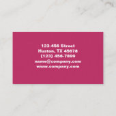 Moderne schoonheid make-up manicure nagels nagelsa visitekaartje (Achterkant)