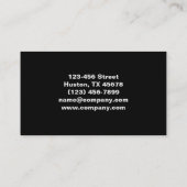 Moderne schoonheid make-up manicure nagels nagelsa visitekaartje (Achterkant)