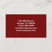 Moderne schoonheid make-up manicure nagels nagelsa visitekaartje (Achterkant)