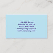 Moderne schoonheid manicurist nail artiest nail sa visitekaartje (Achterkant)