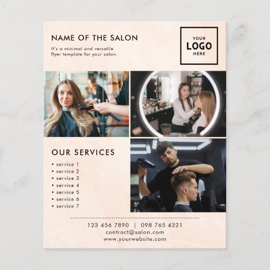 Moderne schoonheidsbrandingontwerp voor profession flyer (Voorkant)