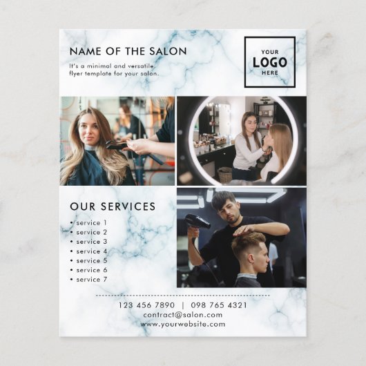 Moderne schoonheidsbrandingontwerp voor profession flyer (Voorkant)