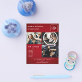 Moderne schoonheidsbrandingontwerp voor profession flyer (Enkel)