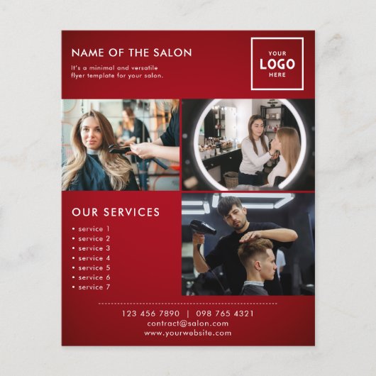 Moderne schoonheidsbrandingontwerp voor profession flyer (Voorkant)