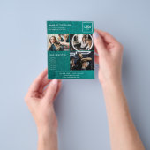 Moderne schoonheidsbrandingontwerp voor profession flyer (Hand)