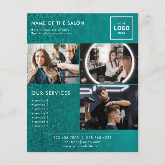 Moderne schoonheidsbrandingontwerp voor profession flyer (Voorkant)