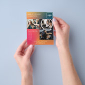 Moderne schoonheidsbrandingontwerp voor profession flyer (Hand)