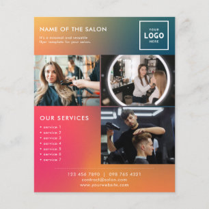 Moderne schoonheidsbrandingontwerp voor profession flyer
