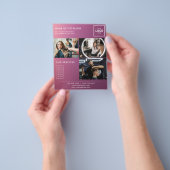 Moderne schoonheidsbrandingontwerp voor profession flyer (Hand)