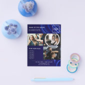 Moderne schoonheidsbrandingontwerp voor profession flyer (Enkel)