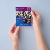 Moderne schoonheidsbrandingontwerp voor profession flyer (Hand)
