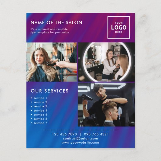 Moderne schoonheidsbrandingontwerp voor profession flyer (Voorkant)