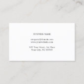 Moderne schoonheidsgroenten Lichaam Nutritionist Visitekaartje (Achterkant)