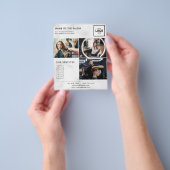Moderne schoonheidsmerkdesign voor professionals flyer (Hand)