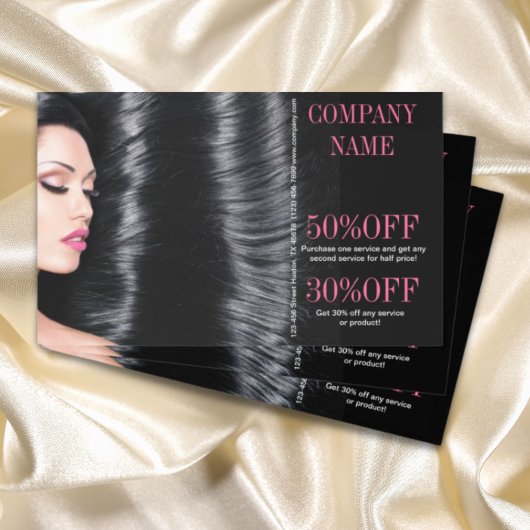 moderne schoonheidssalon Hair Stylist Flyer