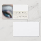Moderne schoonheidssalon Makeup artistieke Premium Visitekaartje (Voorkant / Achterkant)