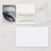 Moderne schoonheidssalon Makeup artistieke Premium Visitekaartje (Voorkant / Achterkant)