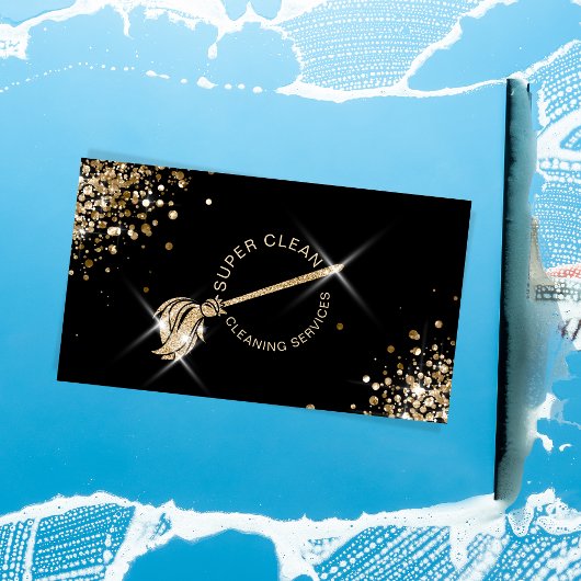 Moderne schoonmaakbeurten voor mobiele gebruikers visitekaartje