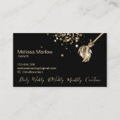 Moderne schoonmaakbeurten voor mobiele gebruikers visitekaartje (Achterkant)