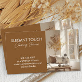 Moderne schoonmaakbeurtservice voor schoonmaakbedr visitekaartje