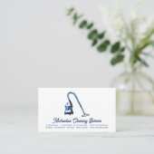 Moderne schoonmaakdienst Social Media Visitekaartje (Staand voorkant)