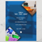 Moderne schoonmaakdiensten  flyer (Achterkant)